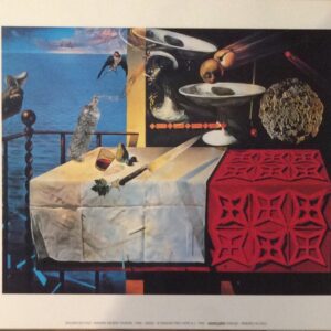 Lámina Clásica - Natura Morta Vivente de Salvador Dali (30x24 cm)