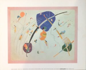 Lámina Clásica Verso Il Blu - Wassilly Kandinsky (30x24 cm)