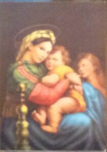 Madonna Della Seggiola - Raffaello Sancio (10x15 cm)