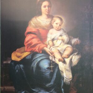 Lámina Clásica - Madonna Del Rosario (10x15 cm)