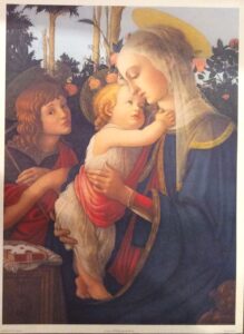 Lámina Clásica - La Vergine il Bambino e S. Giovanni (10x15 cm)