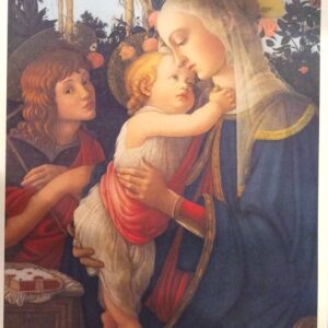 Lámina Clásica - La Vergine il Bambino e S. Giovanni (10x15 cm)