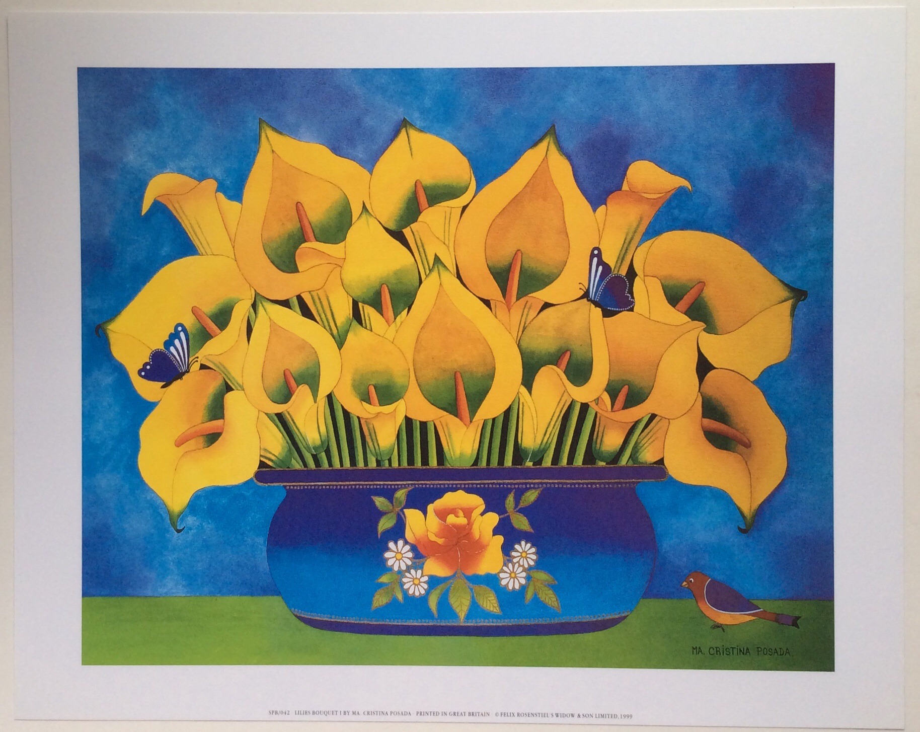Lámina de Arte - Lisies Bouquet 1 (30x24 cm)