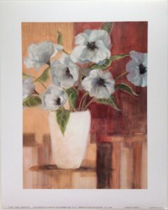 Lámina de Arte - White Poppies (20x25 cm)