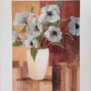 Lámina de Arte - White Poppies (20x25 cm)