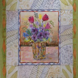 Lámina de Arte - Flowers in a Potter Vase (26x31 cm)