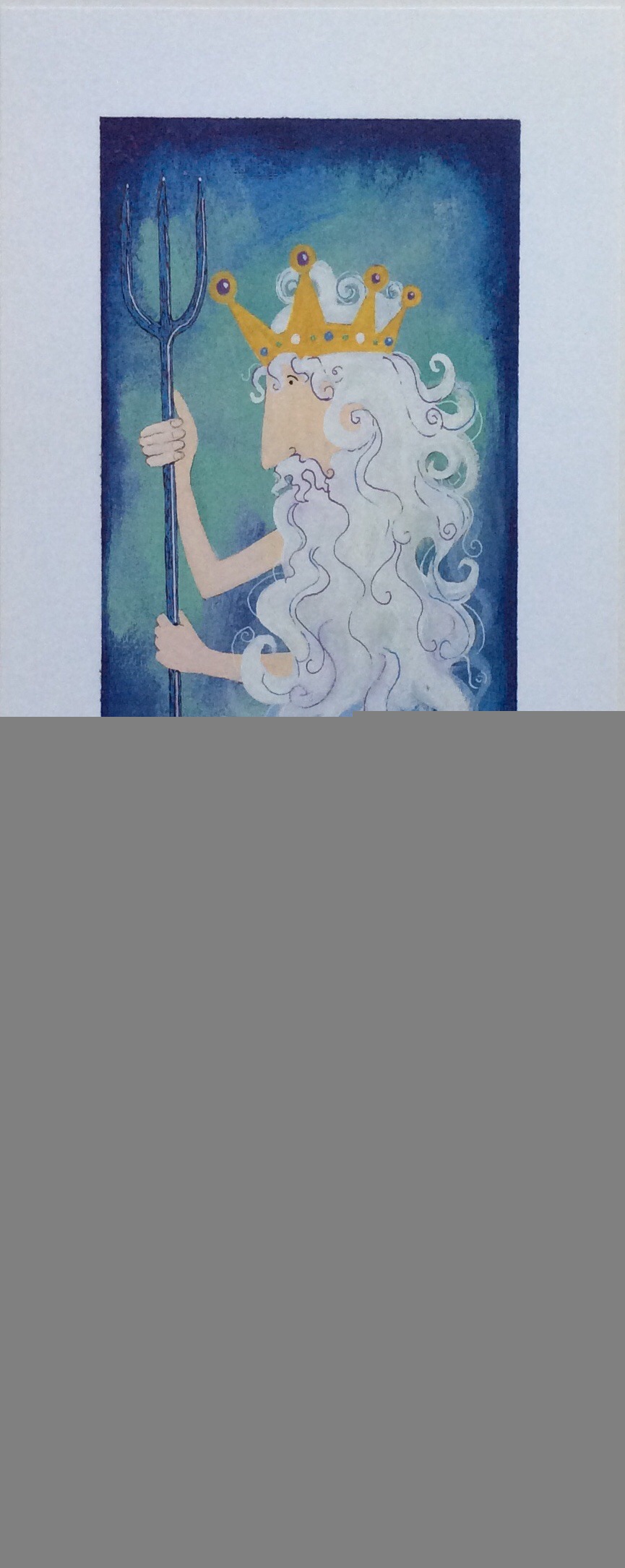 Lámina Infantil Neptune - L. Davies (10x25 cm)