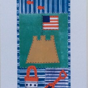 Seaside Teddy IV - Lamina Infantil (10x25 cm)