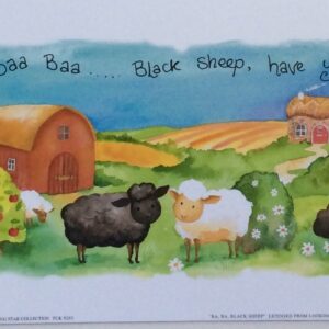 Lámina de Arte Infantil - Black Sheep (25x10 cm)