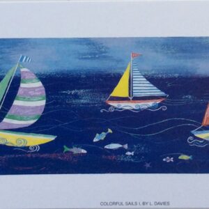 Lámina Colorful Salí I - L. Davies (25x10 cm) Infantil