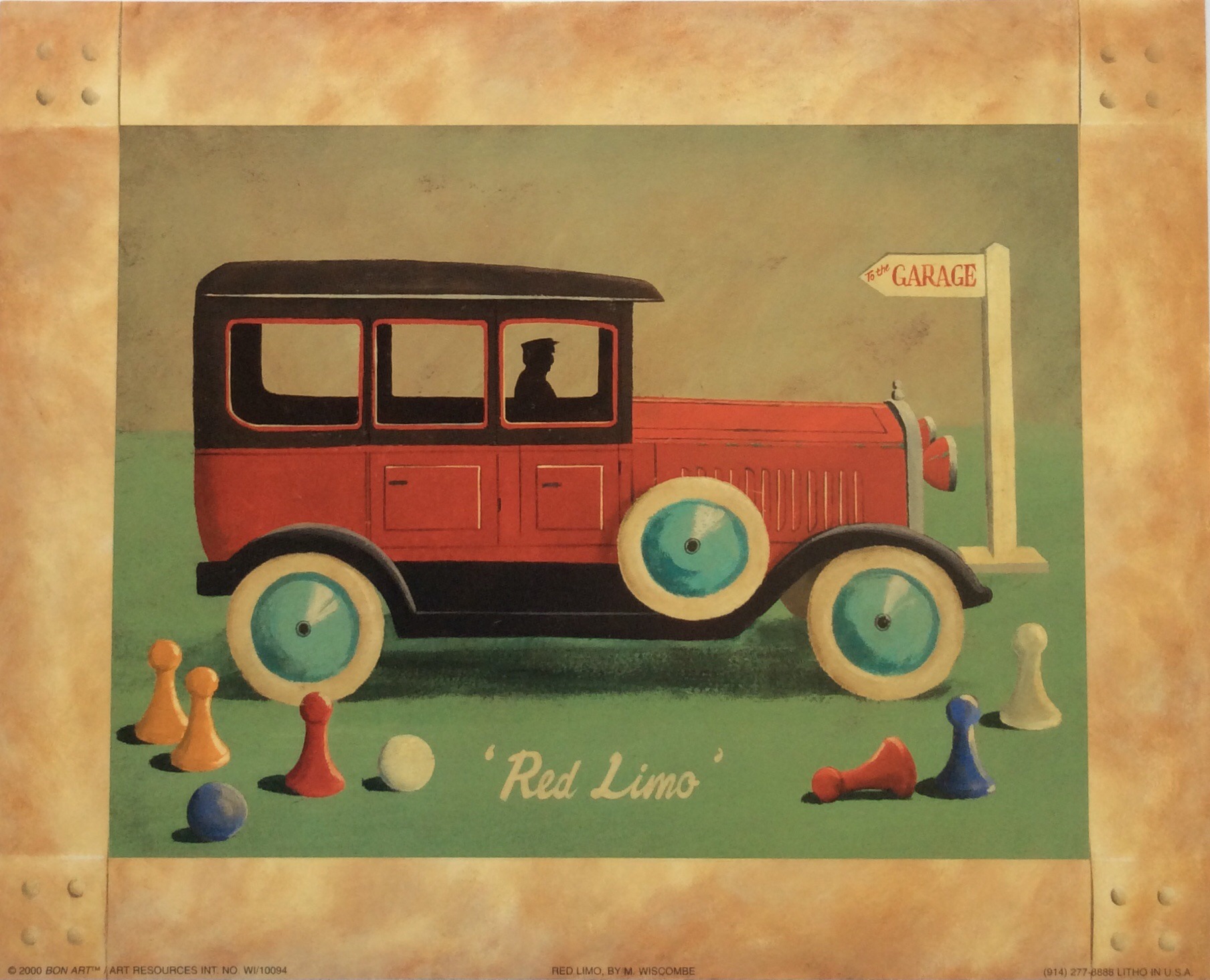 Lámina Infantil RED LIMO - M. WISCOMBE (25x20 cm)