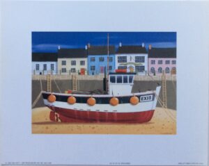 Lámina de Arte Playa - M. Wiscombe (25x20 cm)