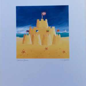 Lámina de Arte - Sandcastle Beach (20x25 cm)
