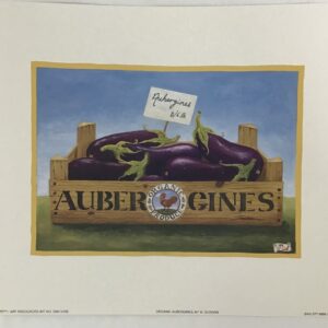 Lámina de Arte - Organic Aubergines by M. Gordon (25x20 cm)