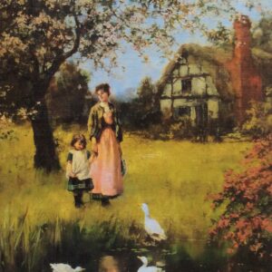 Lámina Clásica - Watching de Ducks (20x25 cm)