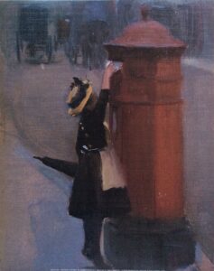 Lámina Clásica - Posting a Letter (20x25)