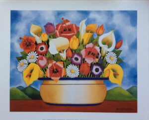 Lámina de Arte Floribunda II - Cristina Posada (30x24 cm)