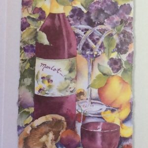 Lámina de Arte - Merlot de Deborah Ellis (10x25 cm)