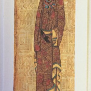 Lámina Étnica Bogolan Figure I - G. Shannon (10x25 cm)