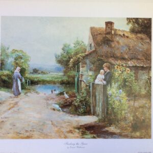 Feeding the Geese - Paisaje de Ernest Walbourn (35x25cm)