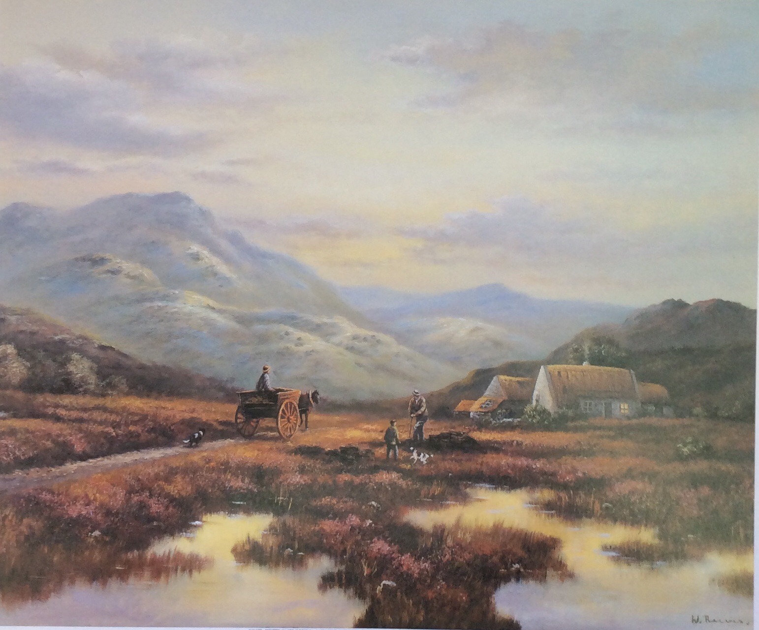 Lámina de Arte Paisajística - Last Light of the Day (31x26)
