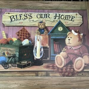 Lamina de Arte Infantil - Bless Our Home (50x40 cm)