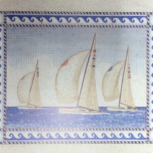 Mosaoc Ships II - Richard Henson (50x40 cm)