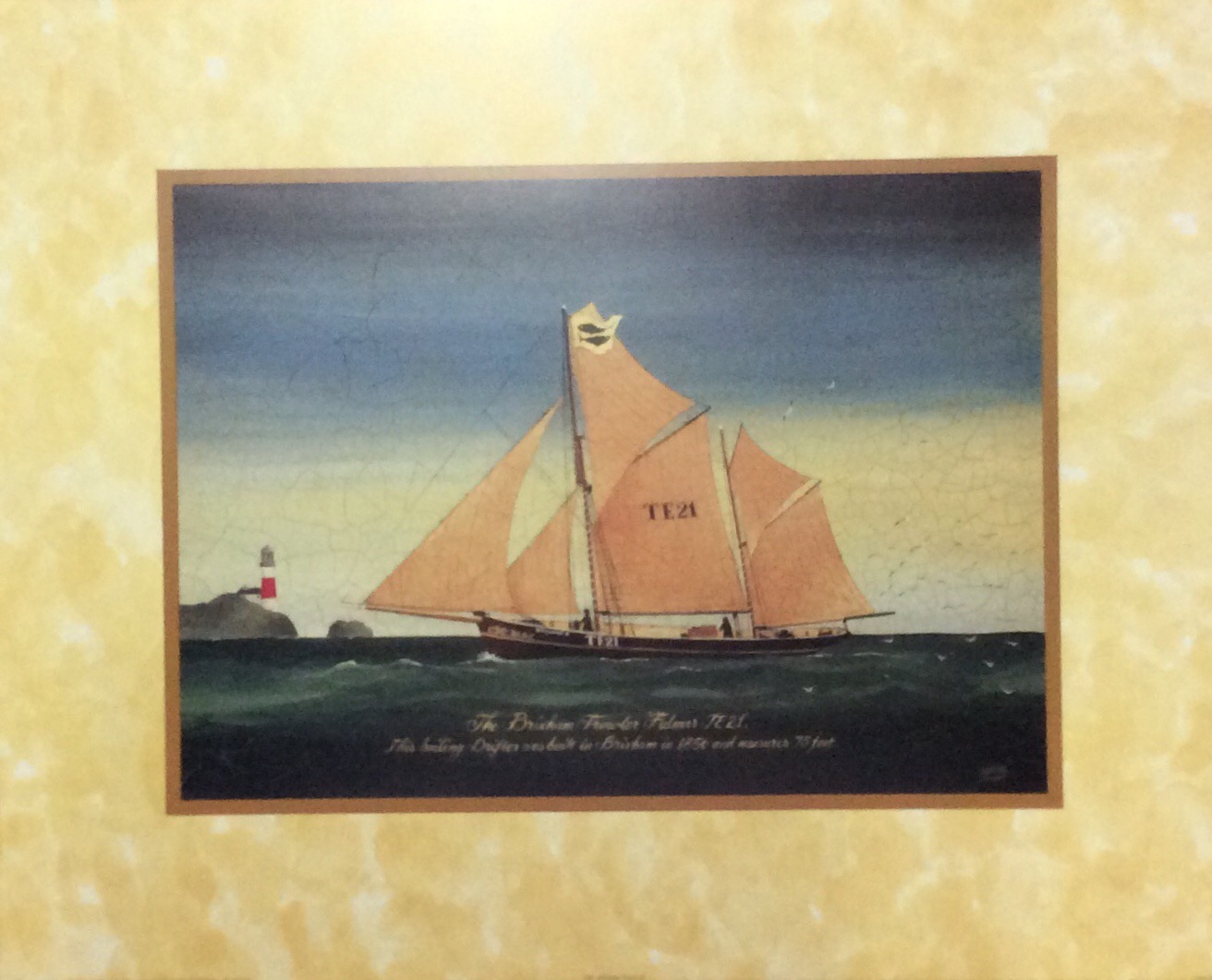 The Brixham Trawler - Laminas Marinas (50x40 cm)