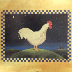 Lámina de Arte ROOSTER MOON - 50x40 cm