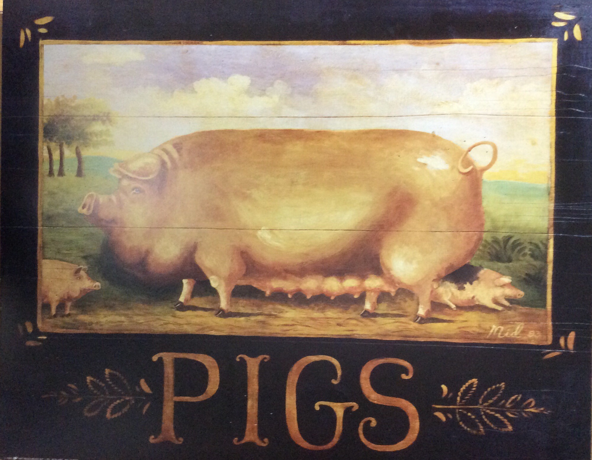 Lámina de Arte Animales - PIGS (50x40 cm)