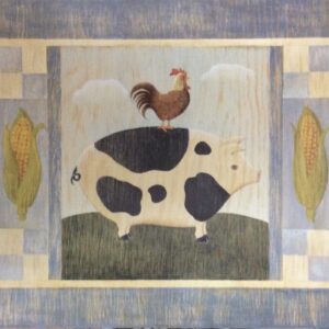 Lámina de Arte - Bandyard Pig (50x40 cm) - Animales