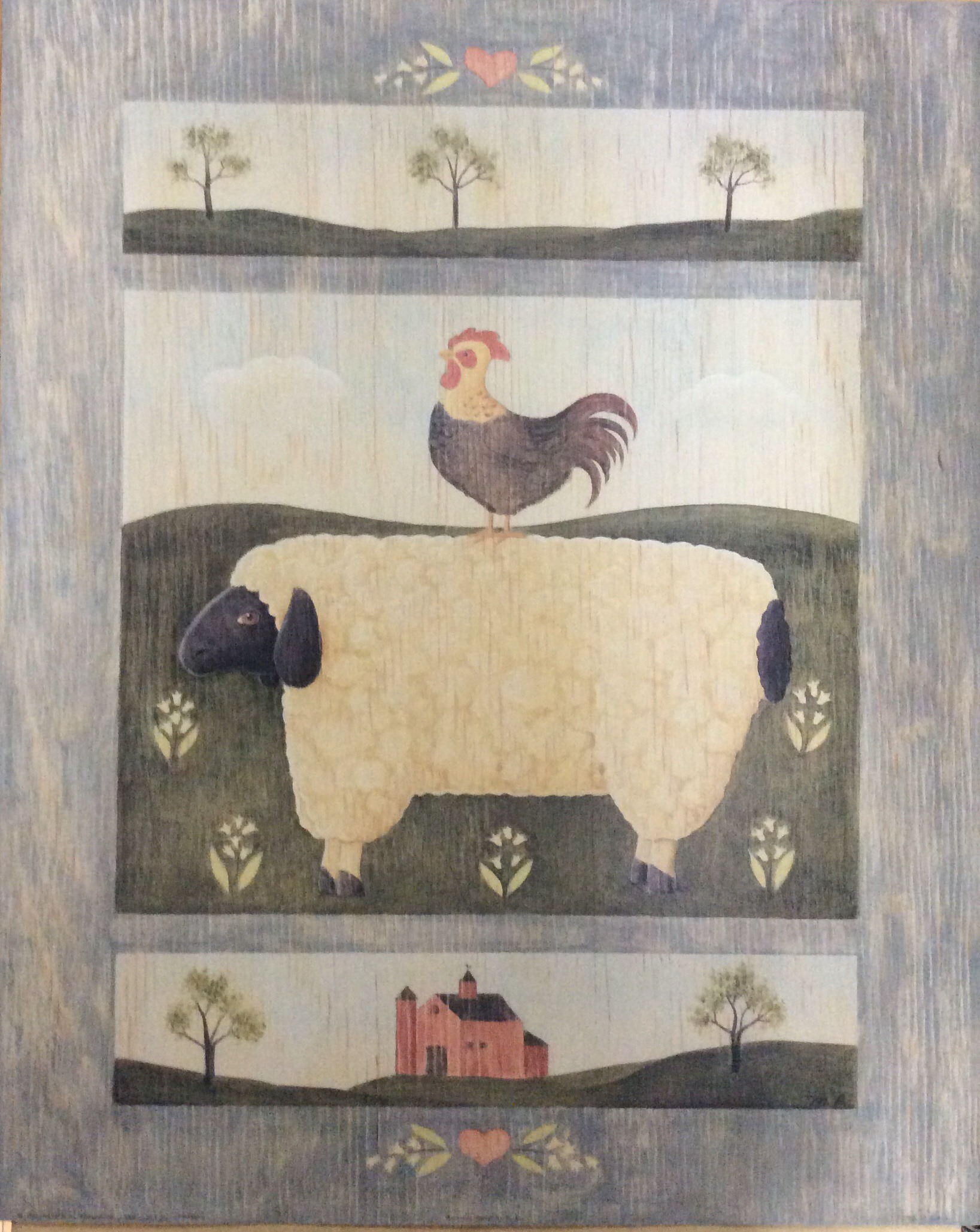 Lámina de Arte - Barnyard Sheep (40x50cm)