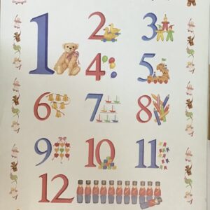 Lámina de Arte Infantil - Numbers de Carole Grey (40x50 cm)