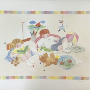 Lámina Infantil Raggedy Teddy - Susana (50x40 cm)