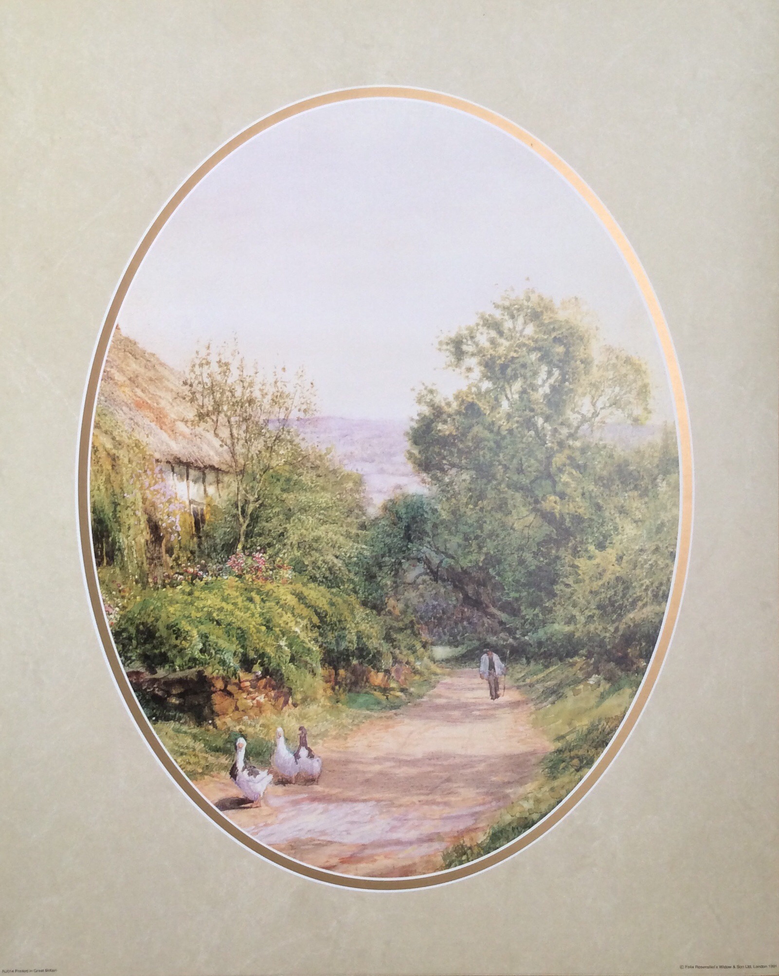 Lámina de Paisaje - Félix Rosentiel (35x40 cm)