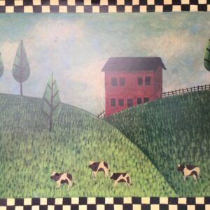 Lámina de Arte Primitive Cows - Sussan Zulauf (50x40 cm)