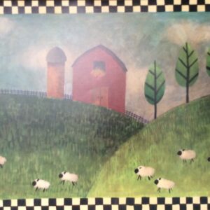 Lámina Primitive Sheep - Susan Zulauf (50x40 cm) Arte Contemporáneo