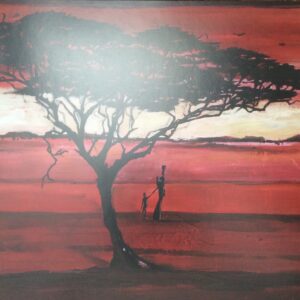 Crimson Earth - Paisaje Artístico (50x40)