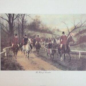 The First of November - Cacería Inglesa (70x50 cm)