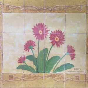 Lámina de Arte - RED DAISY (50x40 cm)