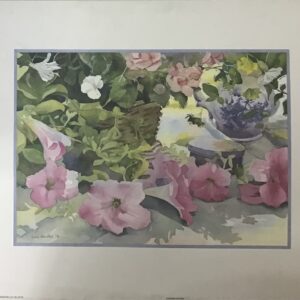 Cascading Petunias - Julia Remontiel (50x40)
