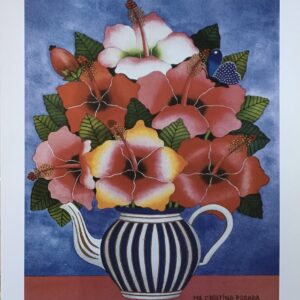 Lámina de Arte - Hibiscus Bouquet (24x30 cm)