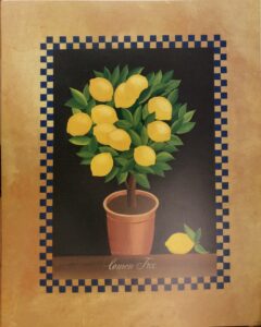 Lamina de Arte LEMON TREE - Frutas (40x50 cm)