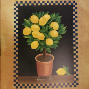 Lamina de Arte LEMON TREE - Frutas (40x50 cm)
