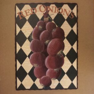 Lámina de Arte - RED ONIONS (40x50 cm)