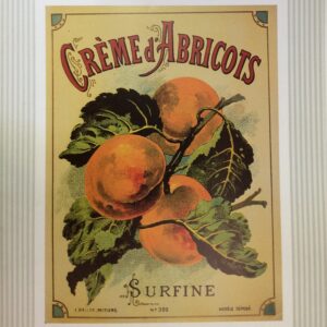 Lámina de Arte FRUTAS - Creme d’Abricots (40x50 cm)