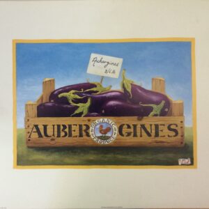 Lamina de Arte - Organic Aubergines (50x40 cm)