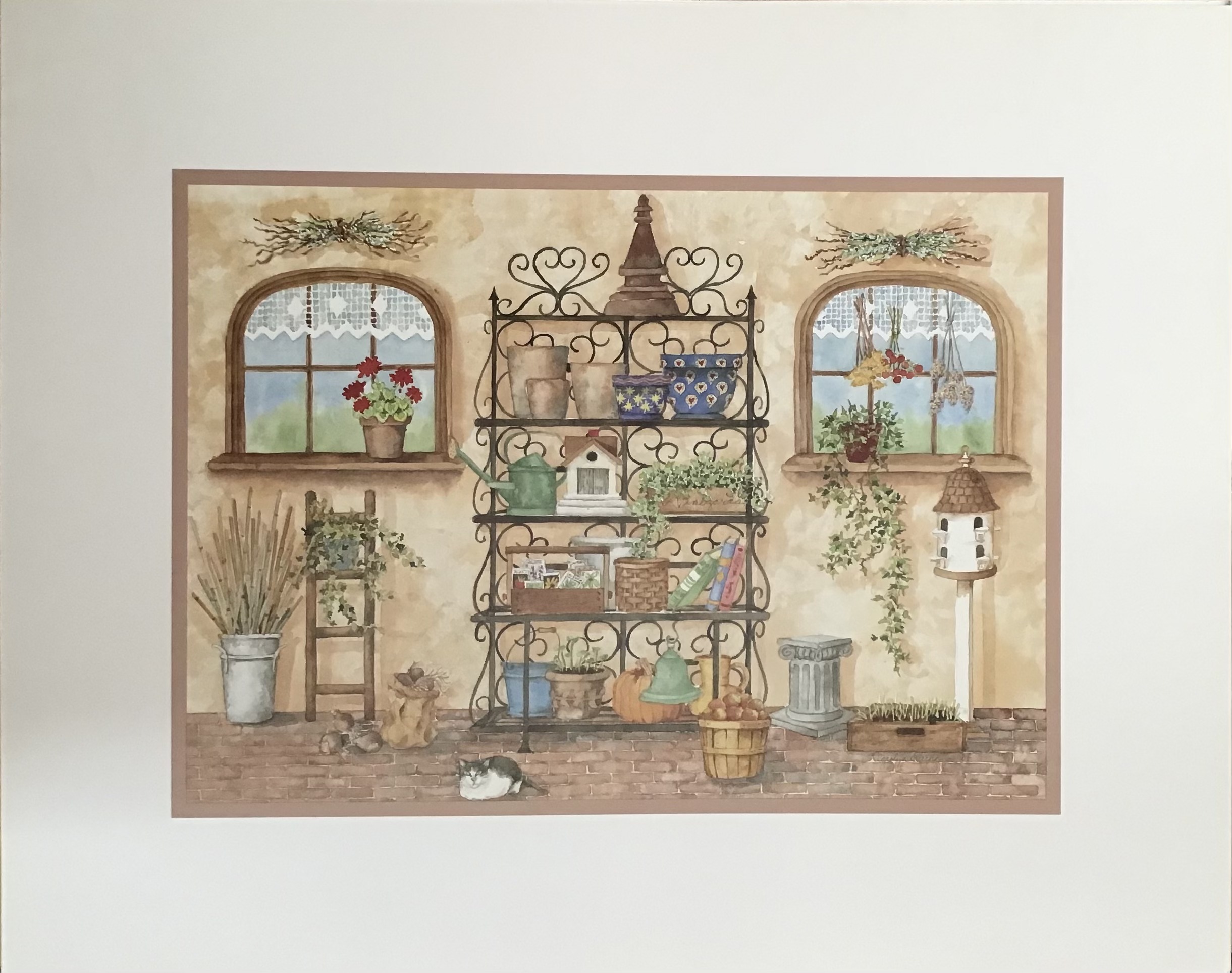 Lámina de Arte - Patio Gardening (50x40 cm)