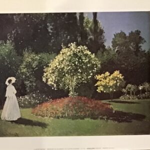 Signora In Giardino Ad Sainte - Lámmina Clásica (30x24cm)