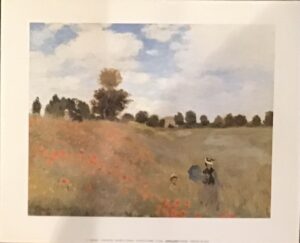 Lámina de Arte Clásica - I Papaveri de Claude Monet (30x24 cm)